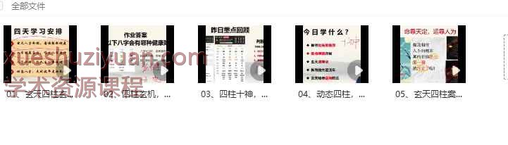 范三明玄天四柱玄机研修班5集视频课Y插图 范三明玄天四柱玄机研修班5集视频课Y插图