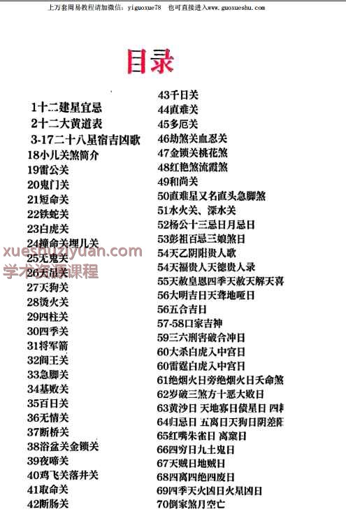 2508275 天官时辰秘钥PDF文档117页,传统关煞禳解与星宿择日周堂通考Y插图2 2508275 天官时辰秘钥PDF文档117页,传统关煞禳解与星宿择日周堂通考Y插图2