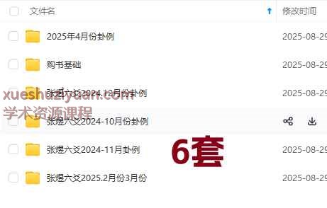 2508294 张煜六爻新课大合集6套 视频课Y插图 2508294 张煜六爻新课大合集6套 视频课Y插图