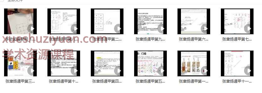 2508310-3 张聿扬一周学会阴盘奇门12集视频插图 2508310-3 张聿扬一周学会阴盘奇门12集视频插图