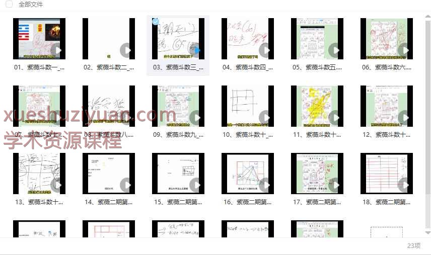 2508321 肖有紫微斗数完整课程 基础+实战 23节视频Y插图 2508321 肖有紫微斗数完整课程 基础+实战 23节视频Y插图