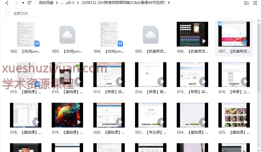 2508332 ZAY跨境学院周阿姨3C&水晶课49节视频Y插图 2508332 ZAY跨境学院周阿姨3C&水晶课49节视频Y插图