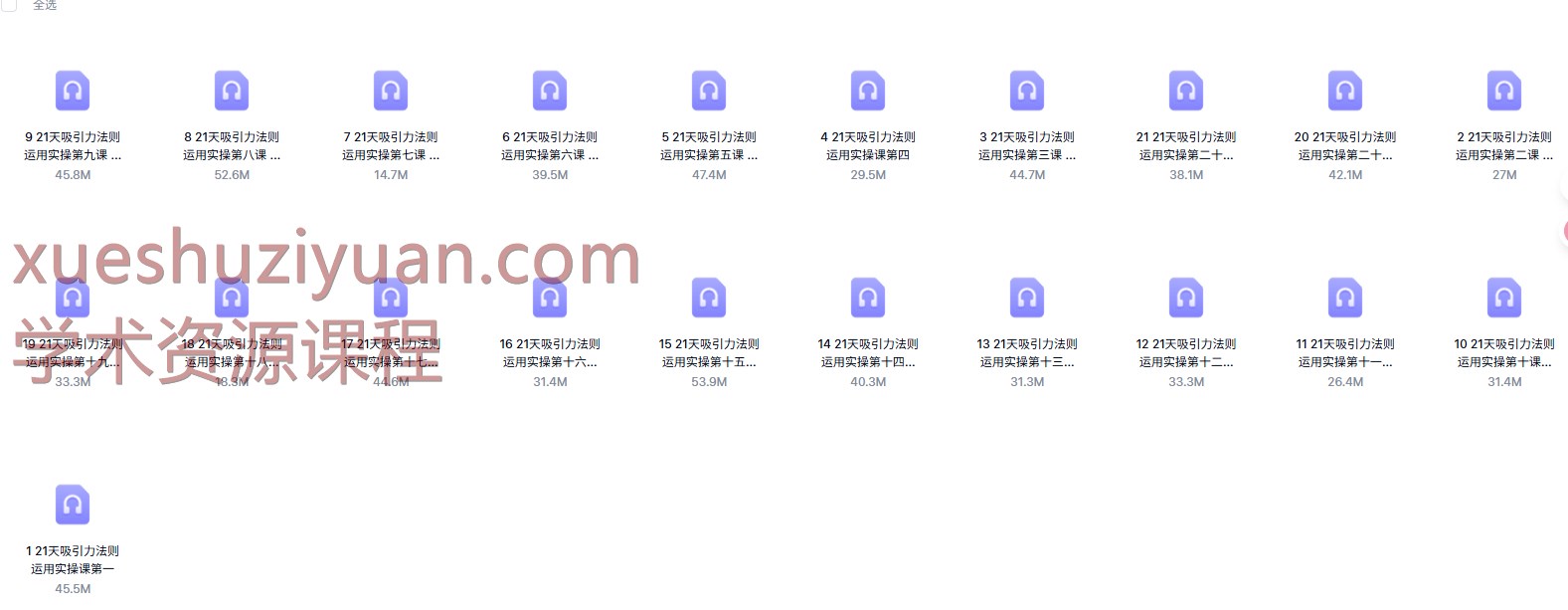 250943 21天吸引力法则运用实操21节音频插图