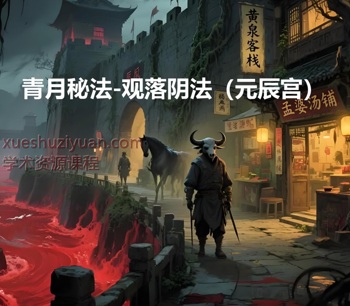 250971 青月秘法-观落阴法(元辰宫)插图 250971 青月秘法-观落阴法(元辰宫)插图