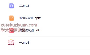 250982 南茅易德道学堂 金水道人《青罡法》视频+课件插图