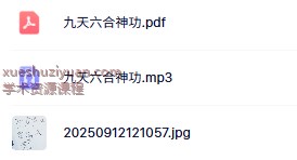 250996 楚恒易学 法延 九天六合神功 视频+文档插图1