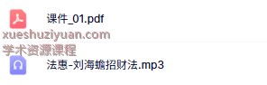 250997 法惠 刘海蟾招财法 音频+课件插图1 250997 法惠 刘海蟾招财法 音频+课件插图1