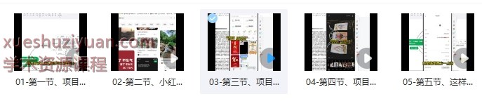 2509185 塔罗小红书运营5集视频Y插图