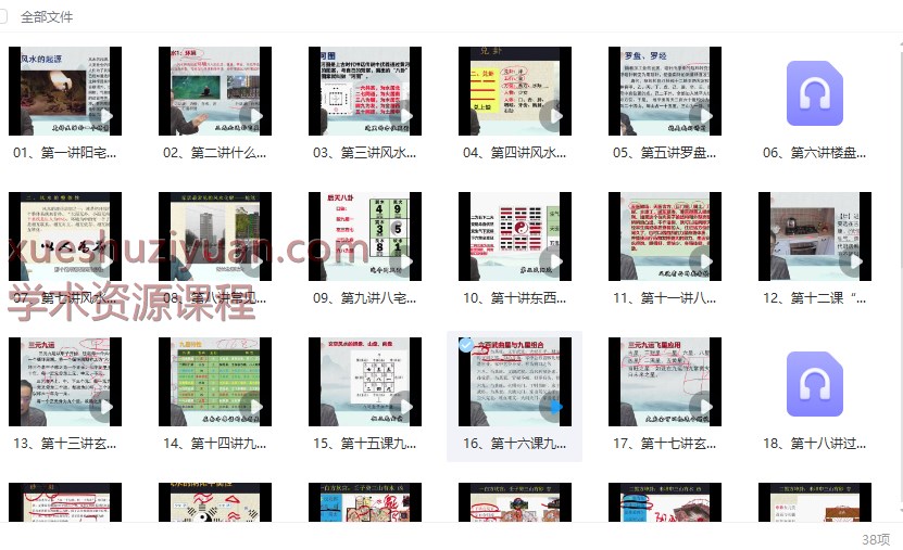 2509207 韦钧瀚《阳宅风水》38集插图