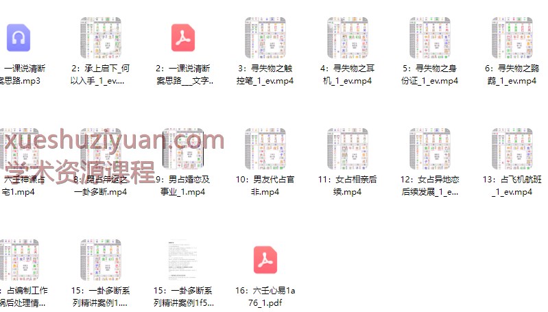 2509281法应观老师韩氏大六壬心易点窍课 15集视频 +课件Y插图 2509281法应观老师韩氏大六壬心易点窍课 15集视频 +课件Y插图