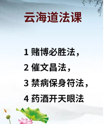 云海法课 云海老师法课4套视频+文字资料 赌博必胜法插图