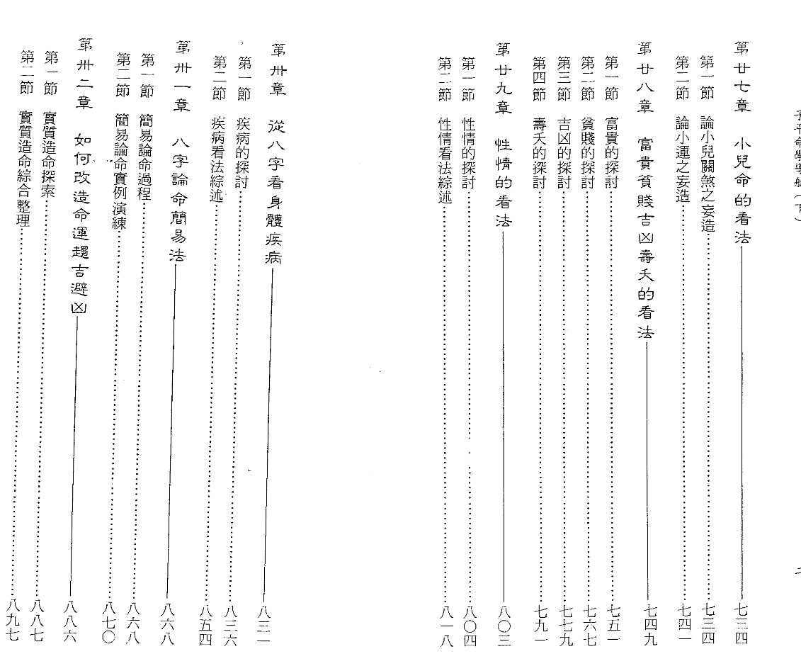 许羽贤-子平命学导航  下册+中册+上册3集全套书籍插图1