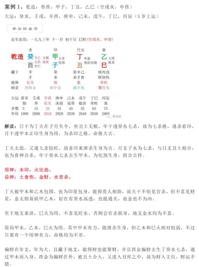 李双林命理集1-3部pdf 608页 近200个八字案例 百度云下载！插图