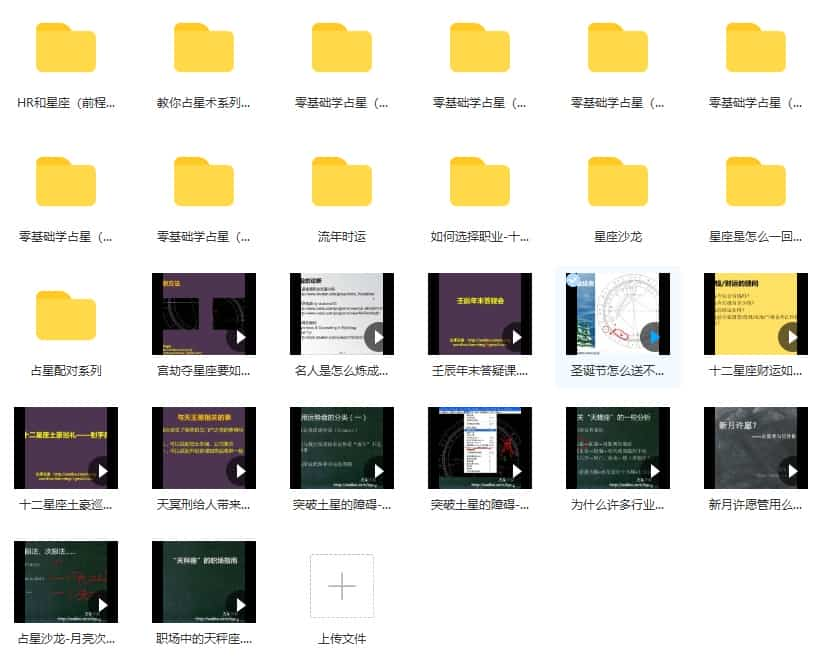 左手天命零基础学占星课程全套视频+讲义合集插图
