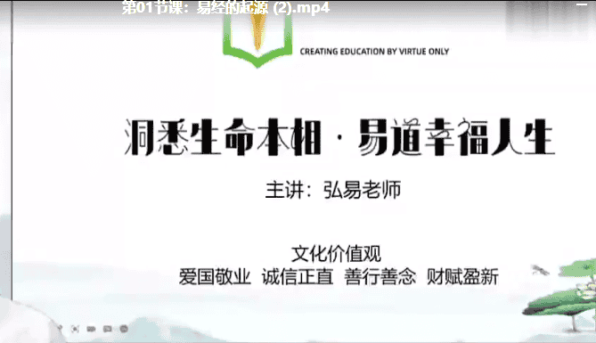 高维易学  弘易老师高维易学班课程视频33集插图