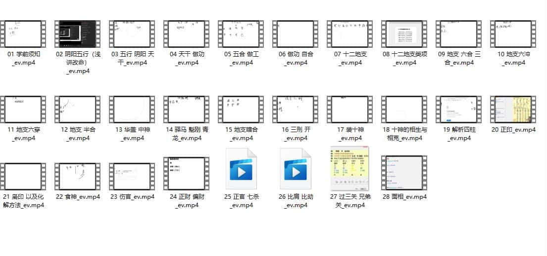 最新催老师催文举徒弟卯木2022盲派命理基础课程插图