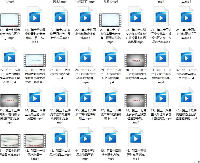 李德住宅环境风水学视频合集38集插图