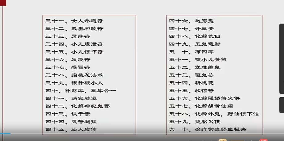 义德天成古法化解秘法课程视频7 有60个秘法含银针破小人护身咒讨债法等插图