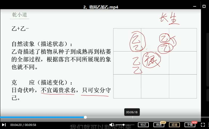 郭玄海奇门心法心盘奇门11集课程视频+文字插图