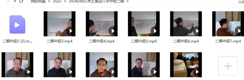 未土盲派八字 未土观离盲派八字中级学习班二期视频11集插图