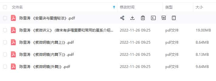 陈雪涛阳宅紫薇全套 14本pdf插图