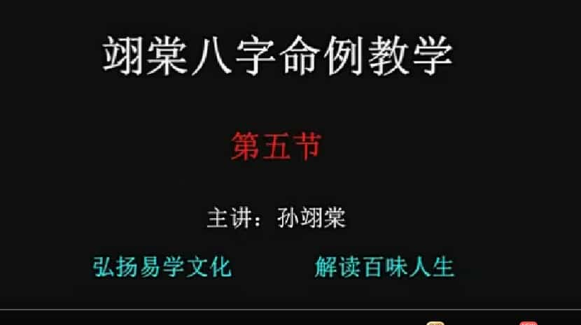 翊棠新派八字 翊棠新派八字基础篇14集+实战篇11集+文档插图