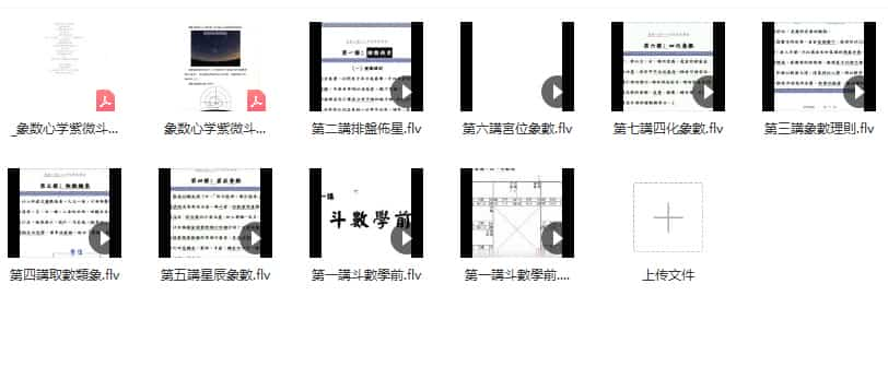 象数心学紫微斗数四化心学传承视频7集+讲义插图1