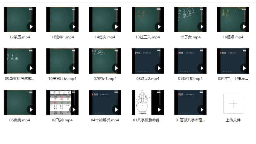 净安堂 秘传盲派八字视频录像17集  净安堂盲派八字教学资料插图