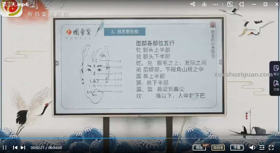 谢幸材姓名学课程视频5天课程插图