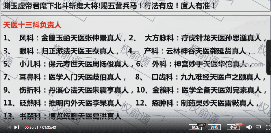 权俞通祝由11集 轩辕秘法 权俞通道术与祝由术天医院执法仙官 视频十一集插图1