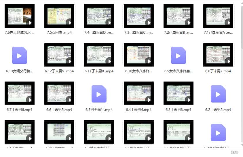 水沐青龙奇门遁甲穿八字预测学68集视频课程插图