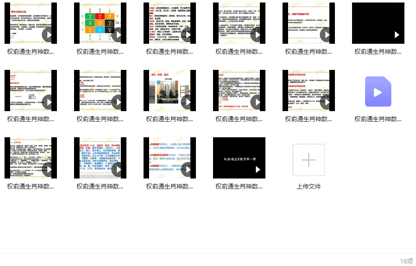 权俞通 生肖神数研修班16课加密破解视频插图1