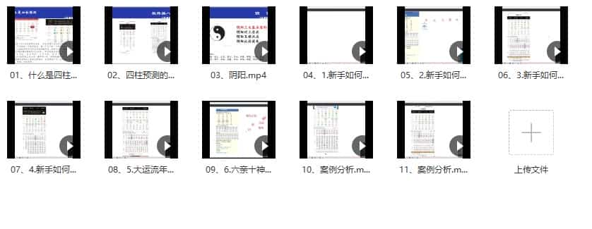 八字案例直播课 11集视频课程插图1