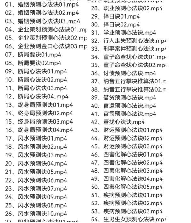 刘老师奇门遁甲预测心诀54集视频+赠送45集基础 百度网盘下载插图1