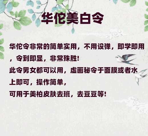 华佗美白令 文档+口封音频插图