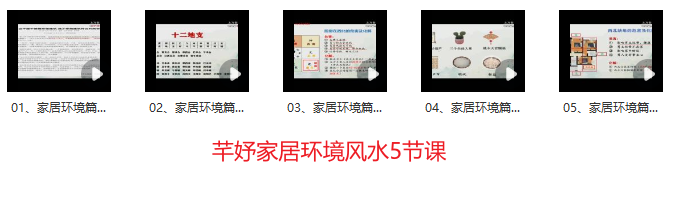 芊妤家居环境风水5节课插图1