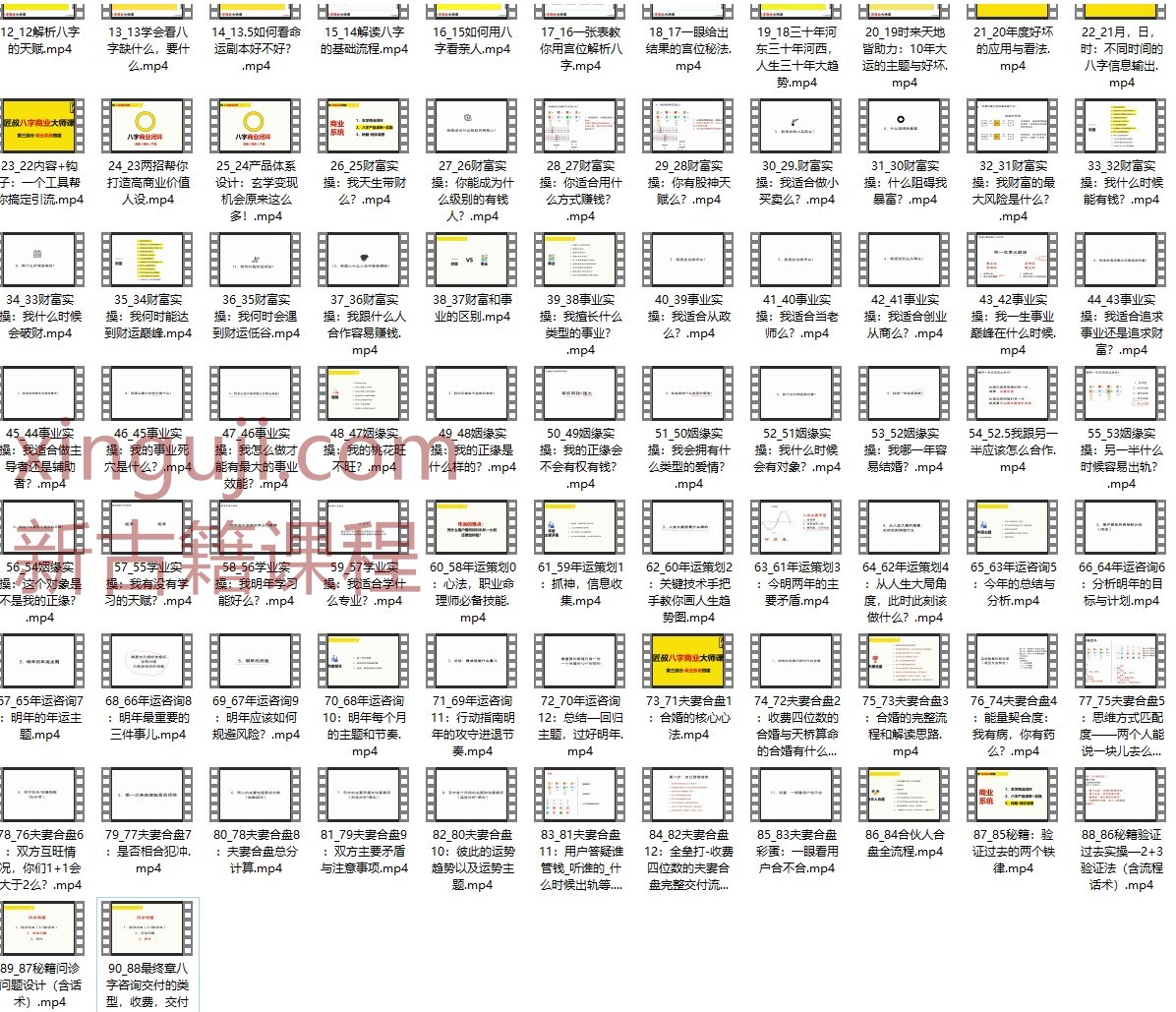 匠叔八字商业大师课90集插图