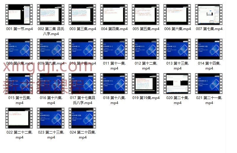 吕文艺2023年八字系列精华课24集网课插图
