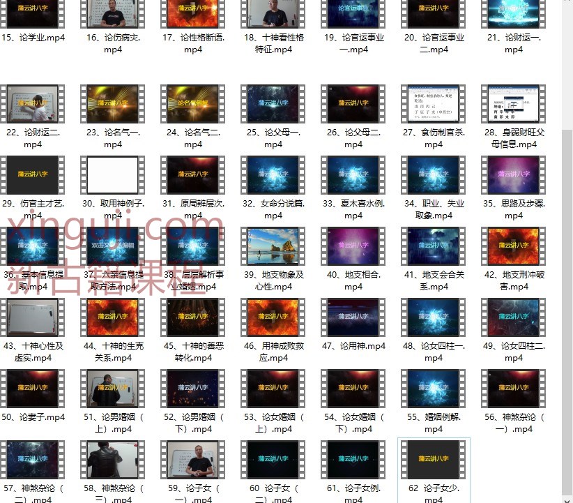 蒲云老师传统文化格局断命法专题62集八字必学插图