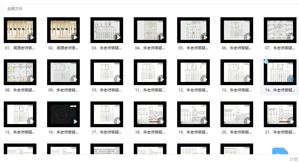 朱昱、闻源《四柱八字答疑课程》37集插图