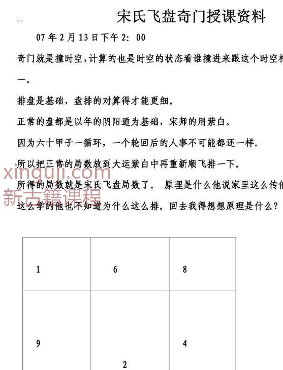 宋氏飞盘奇门遁甲授课资料.pdf15页插图