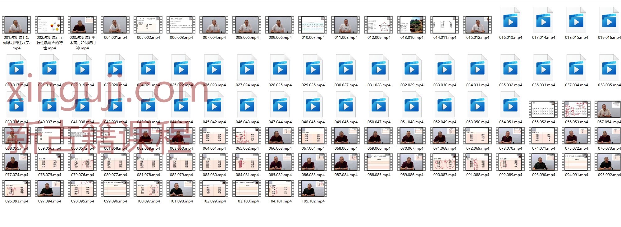 荣庵老师四柱八字课程（初中高）系列105集视频【原版】插图