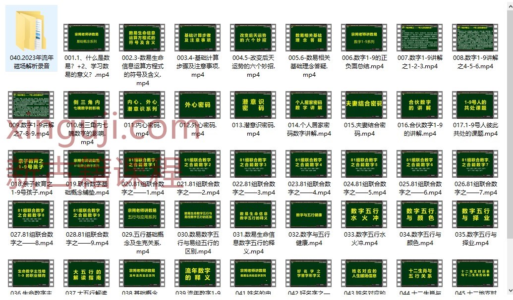 宗朔老师讲数易丨专业课 – 全新视频版插图