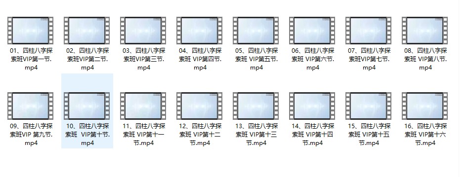 林沐雨《四柱八字探索班VIP课程》16集插图