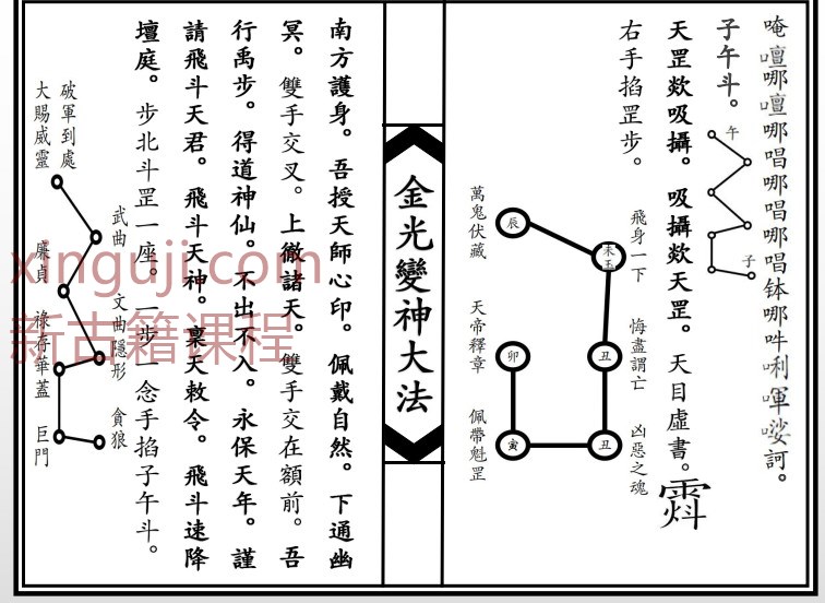 金阙清微正教《金光变神大法》12页插图1