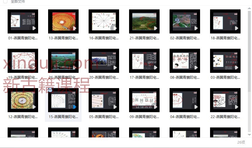 燕翼青囊阳宅班26集视频插图