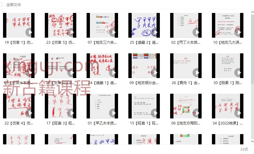 九岳山人2022八字职业班34+39集插图