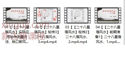 九岳山人上【精品课程】秘传二十八星宿风水插图