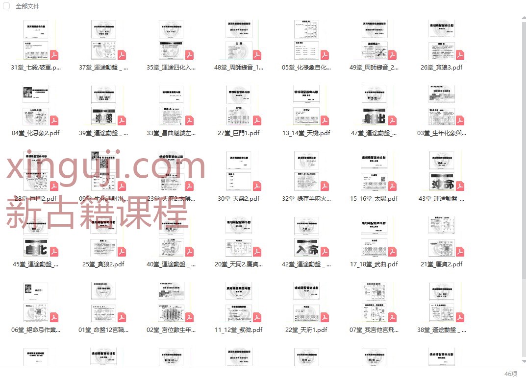 徐曾生系统全修班(1-50集)等多个文件插图1