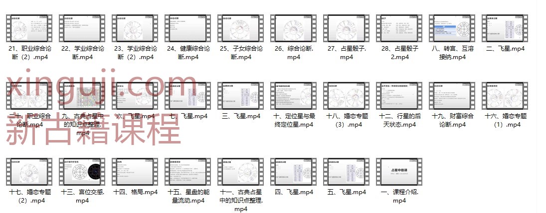 2406124-3 星星学院 占星中级课程28集插图